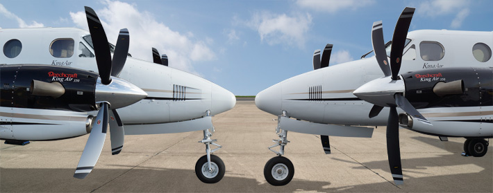 HC-E5P-3/NC10120 5-WAY composite propellers and HC-E4P-3K/E10479 4-way Aluminum swept props.